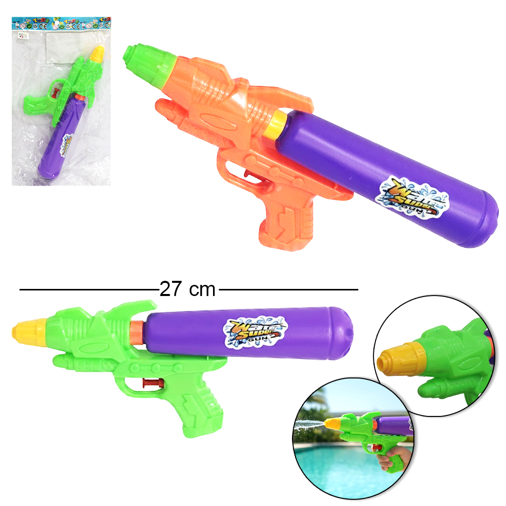PISTOLA LANCA AGUA COLORS 27X12CM