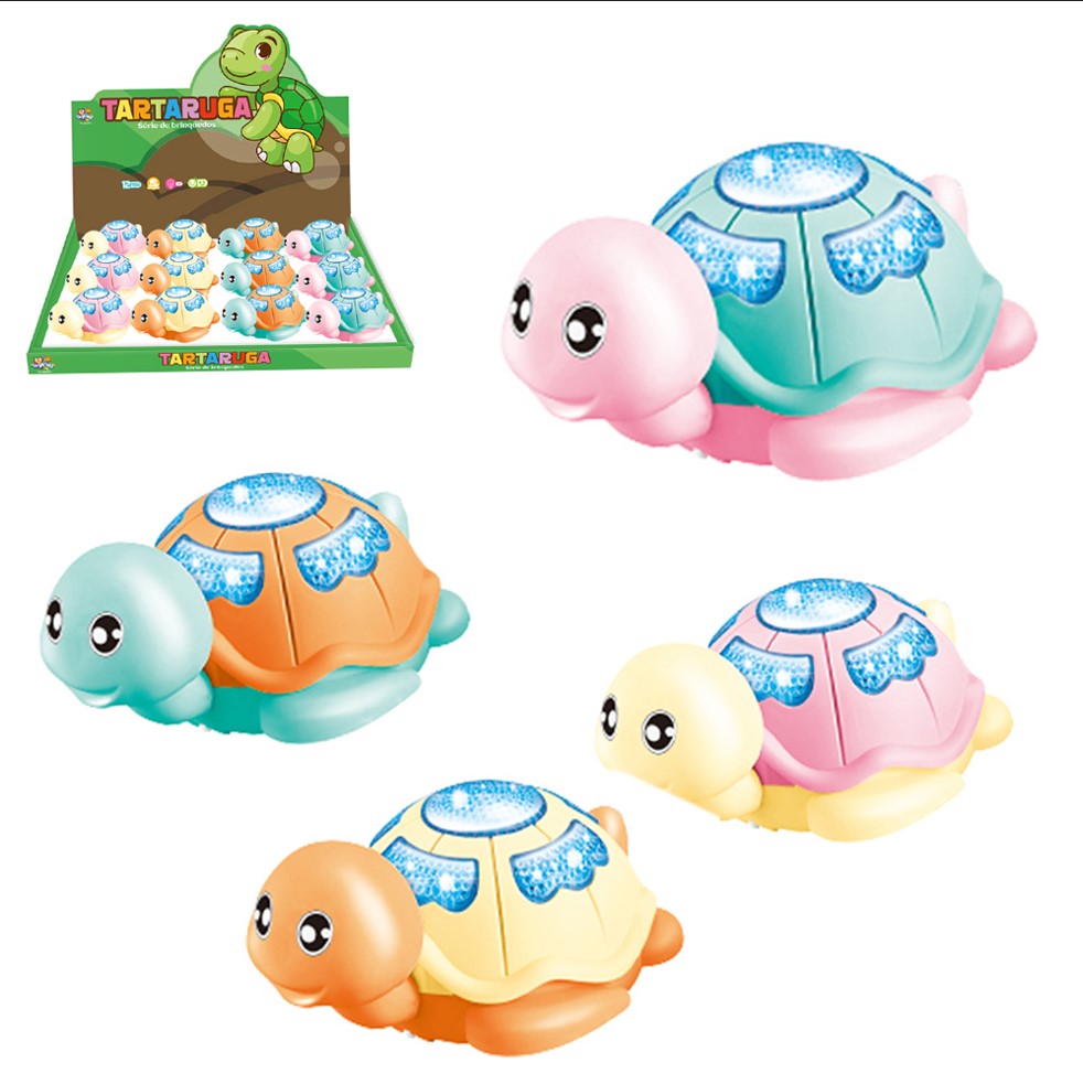 TARTARUGA A CORDA COM LUZ 11,5X8X6CM DP PLAY