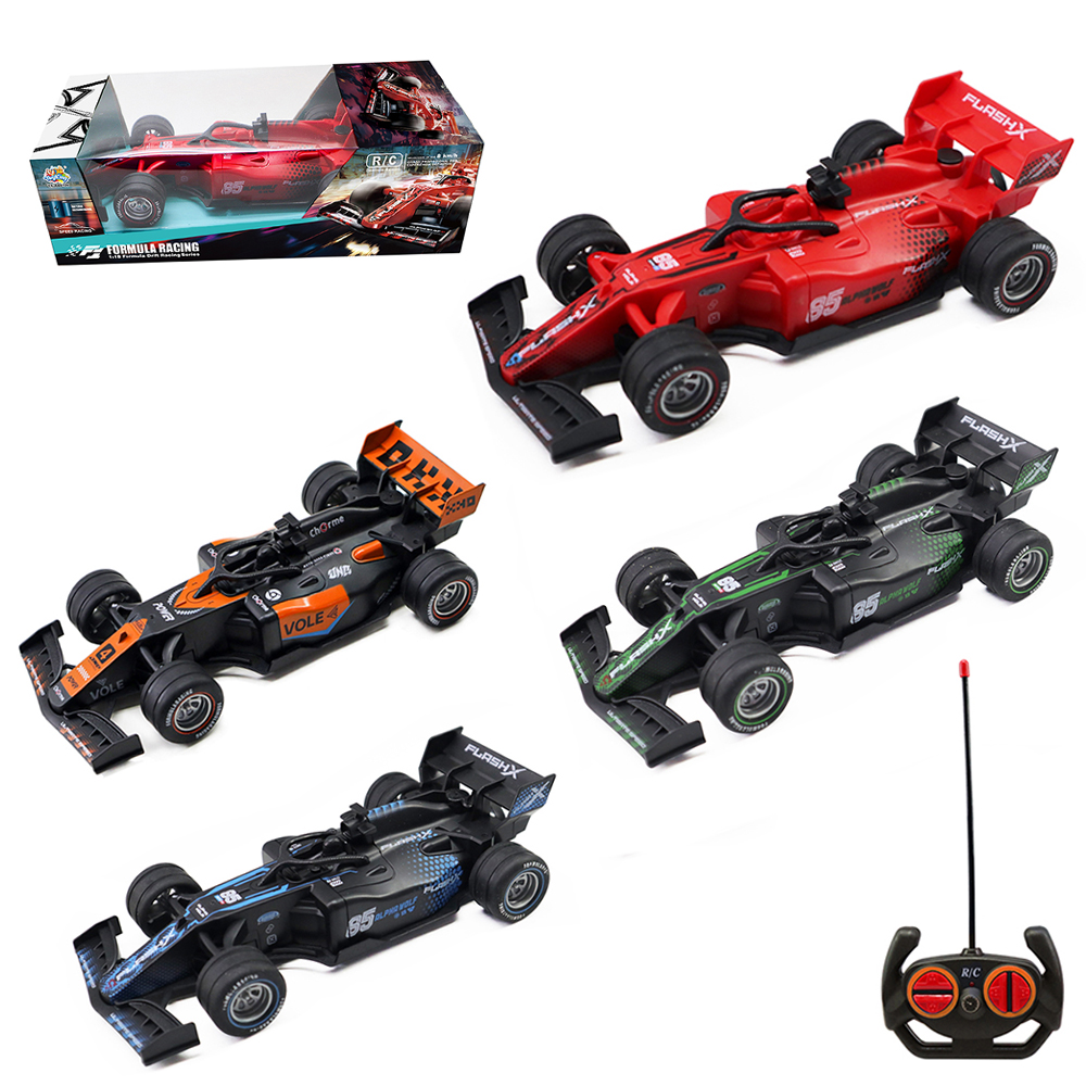 CARRO COM CONTROLE REMOTO SEM FIO FORMULA 1 RACING 7 FUNCOES COM LUZ A BATERIA RECARREGAVEL