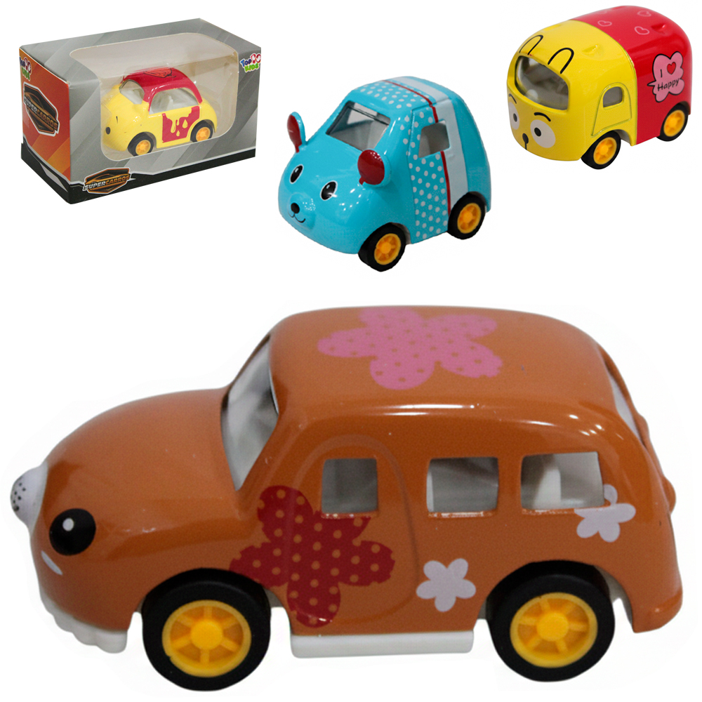 CARRO DE METAL BICHINHO A FRICCAO PULL BACK SUPER CARROS TOP KIDS