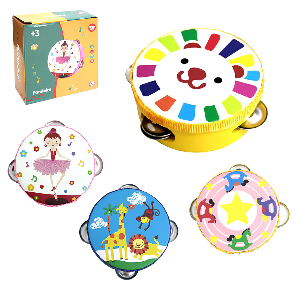 PANDEIRO INFANTIL DE MADEIRA BRINK JOY 10,5CM DE Ø