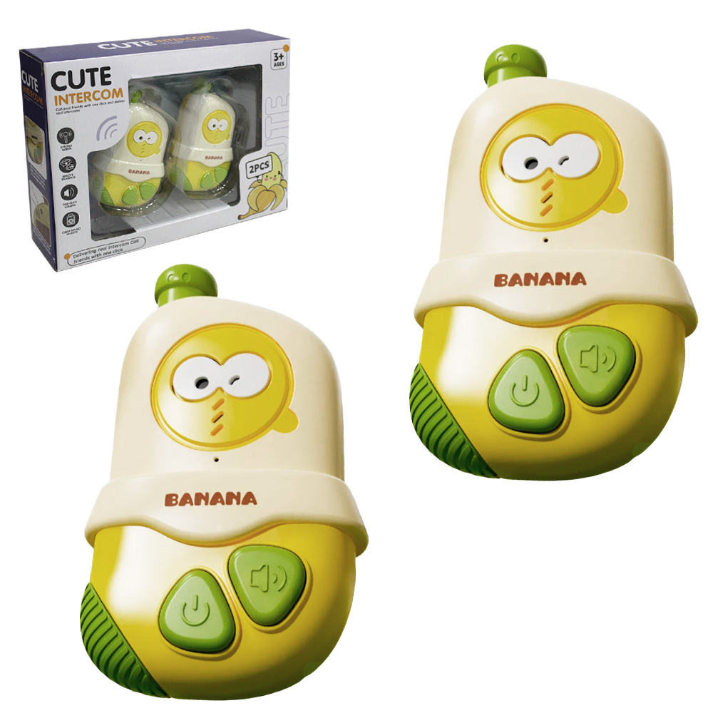 WALKIE TALKIE BANANA A PILHA COM 2 PECAS