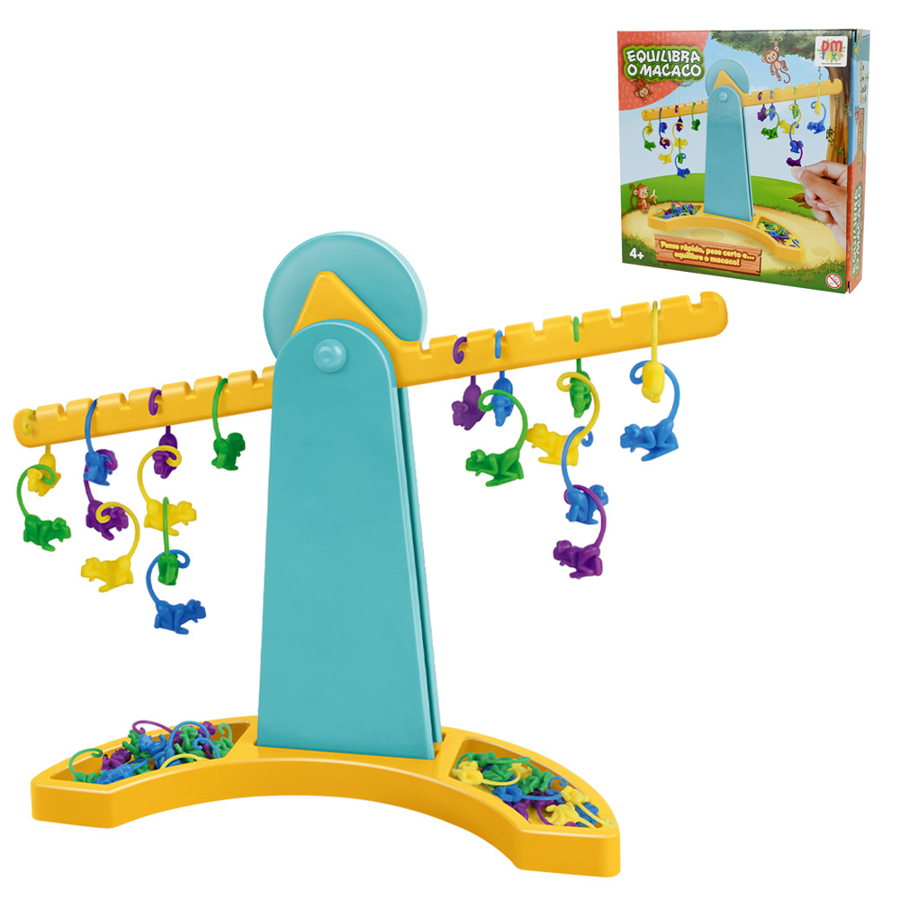 JOGO EQUILIBRA O MACACO COM ACESSORIOS 52 PECAS