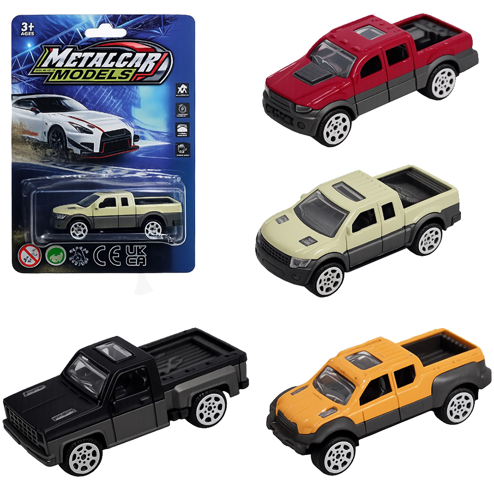 CARRO DE METAL PICK-UP CAR MODELS RODA LIVRE CRT