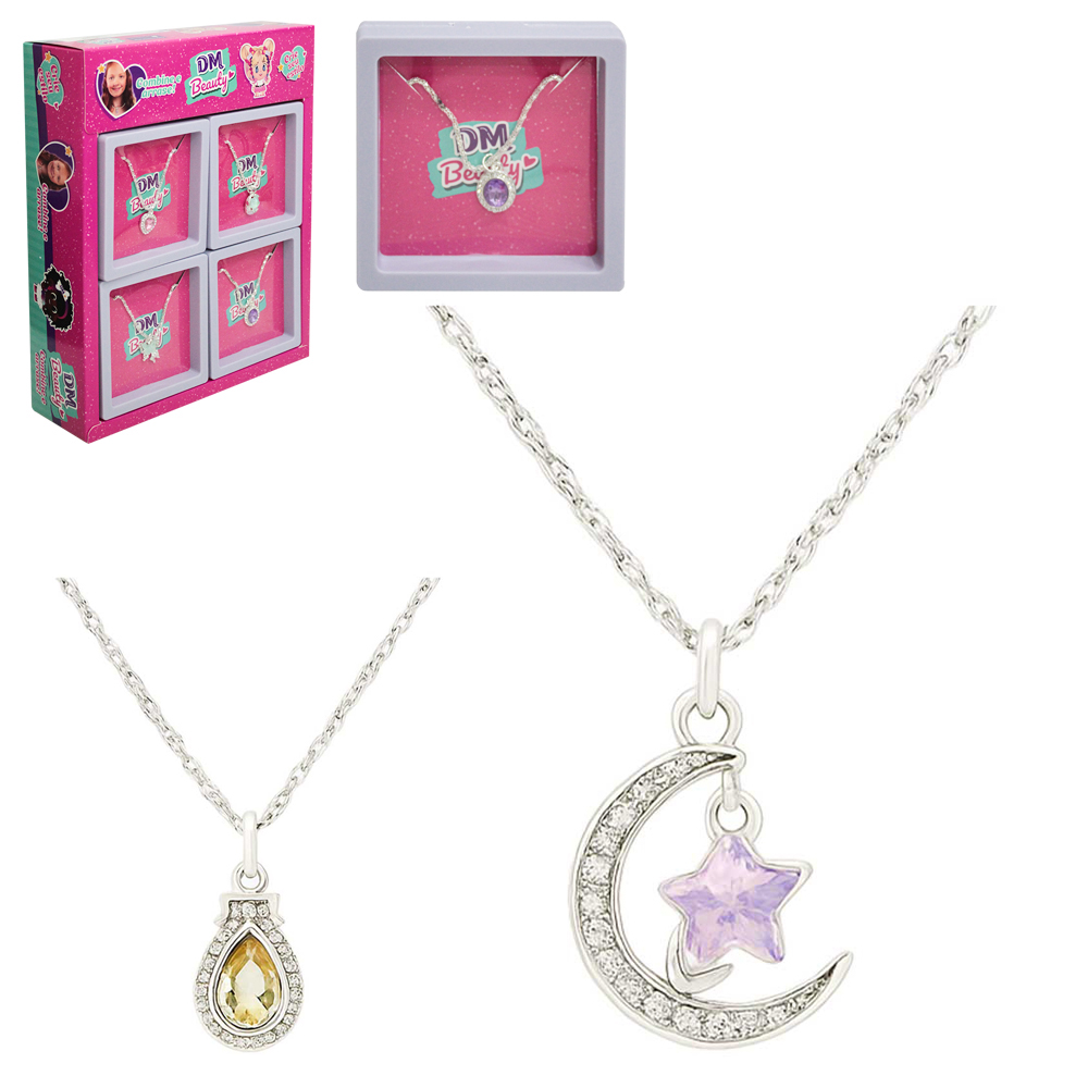KIT BELEZA / BIJUTERIA INFANTIL COLAR COM PINGENTE DM BEAUTY DP PLAY FLUTUANTE