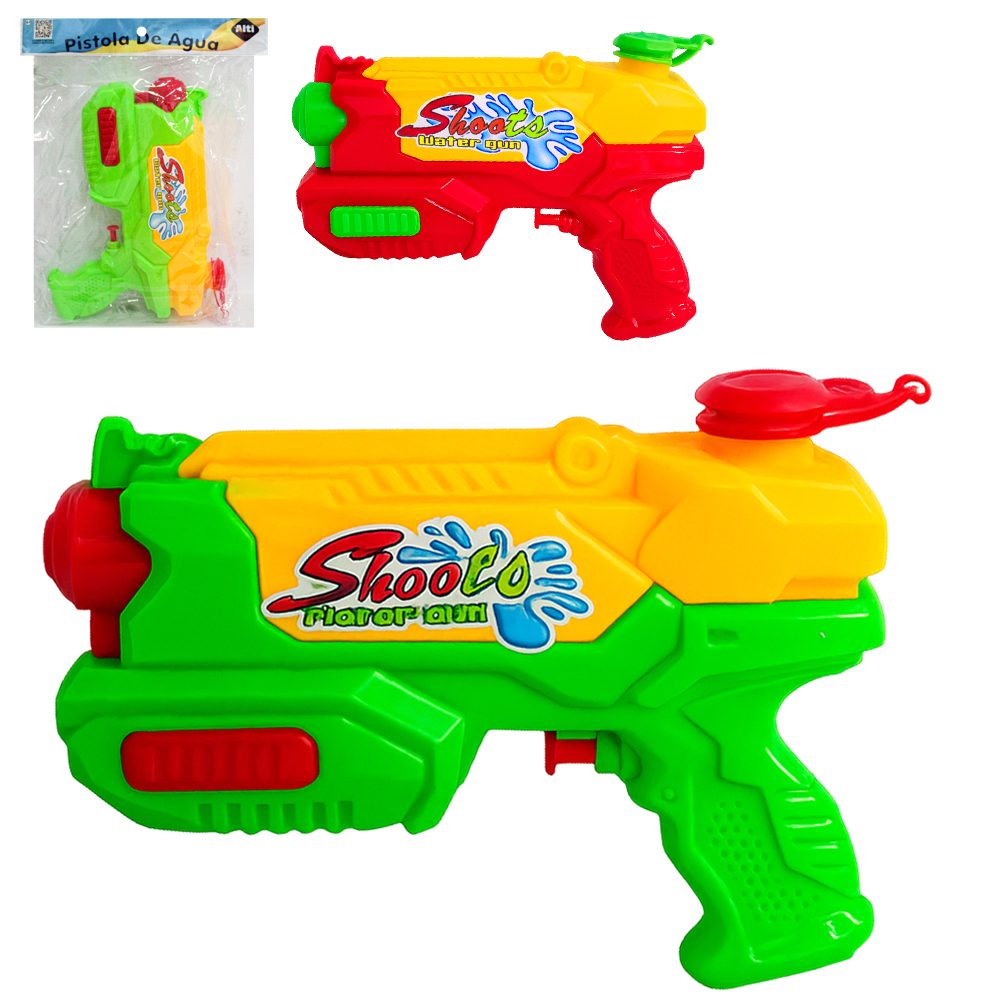 PISTOLA LANCA AGUA SHOOTS WATER GUN 20X15CM