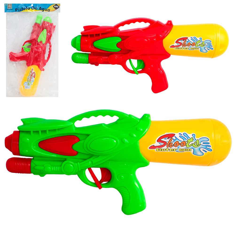PISTOLA LANCA AGUA SHOOTS WATER GUN 30X14,5CM