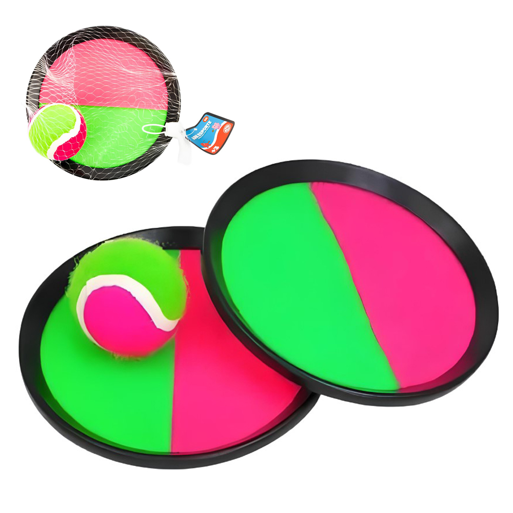 LANCA E AGARRA VELCRO COM 2 DISCOS + BOLA ARK ESPORTE NA REDE