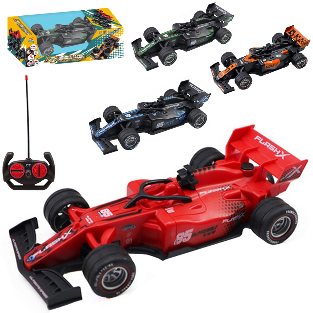CARRO COM CONTROLE REMOTO SEM FIO FORMULA 1 RACING 7 FUNCOES A PILHA