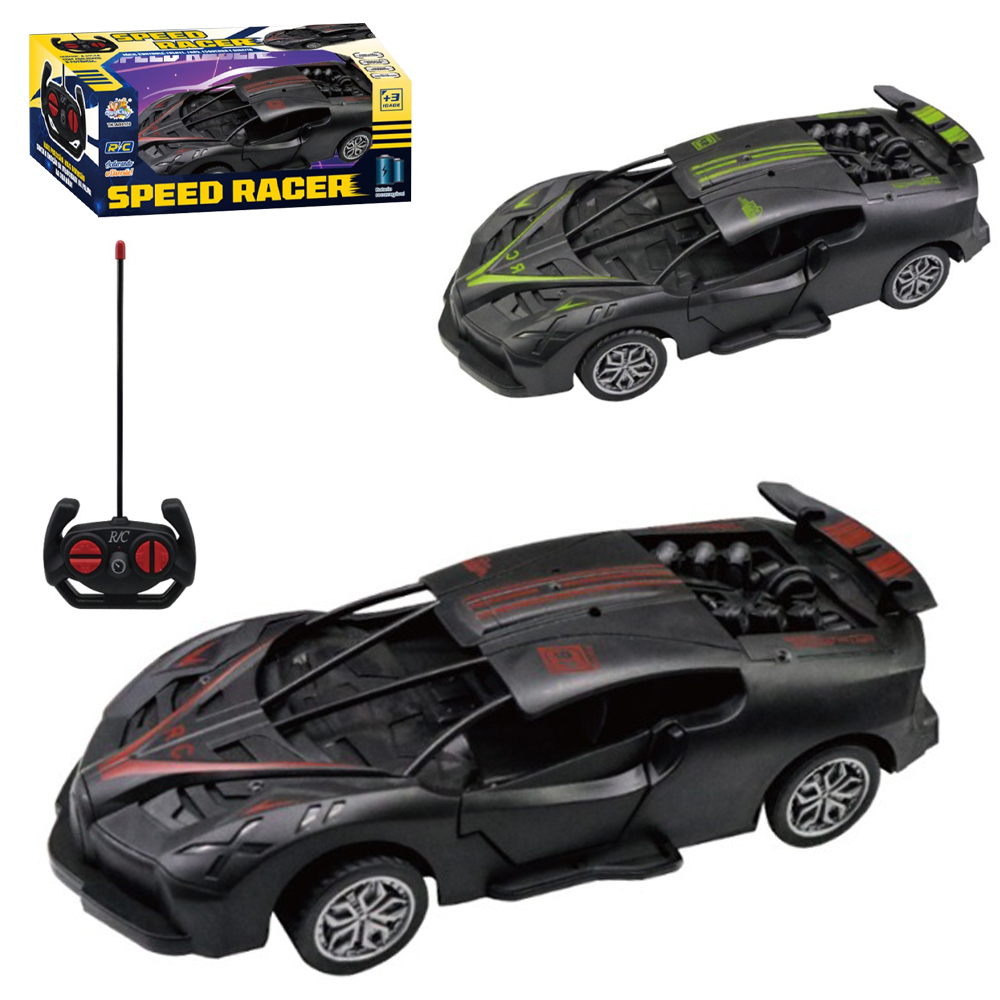 CARRO COM CONTROLE REMOTO SEM FIO SPEED RACER 7 FUNCOES A BATERIA RECARREGAVEL