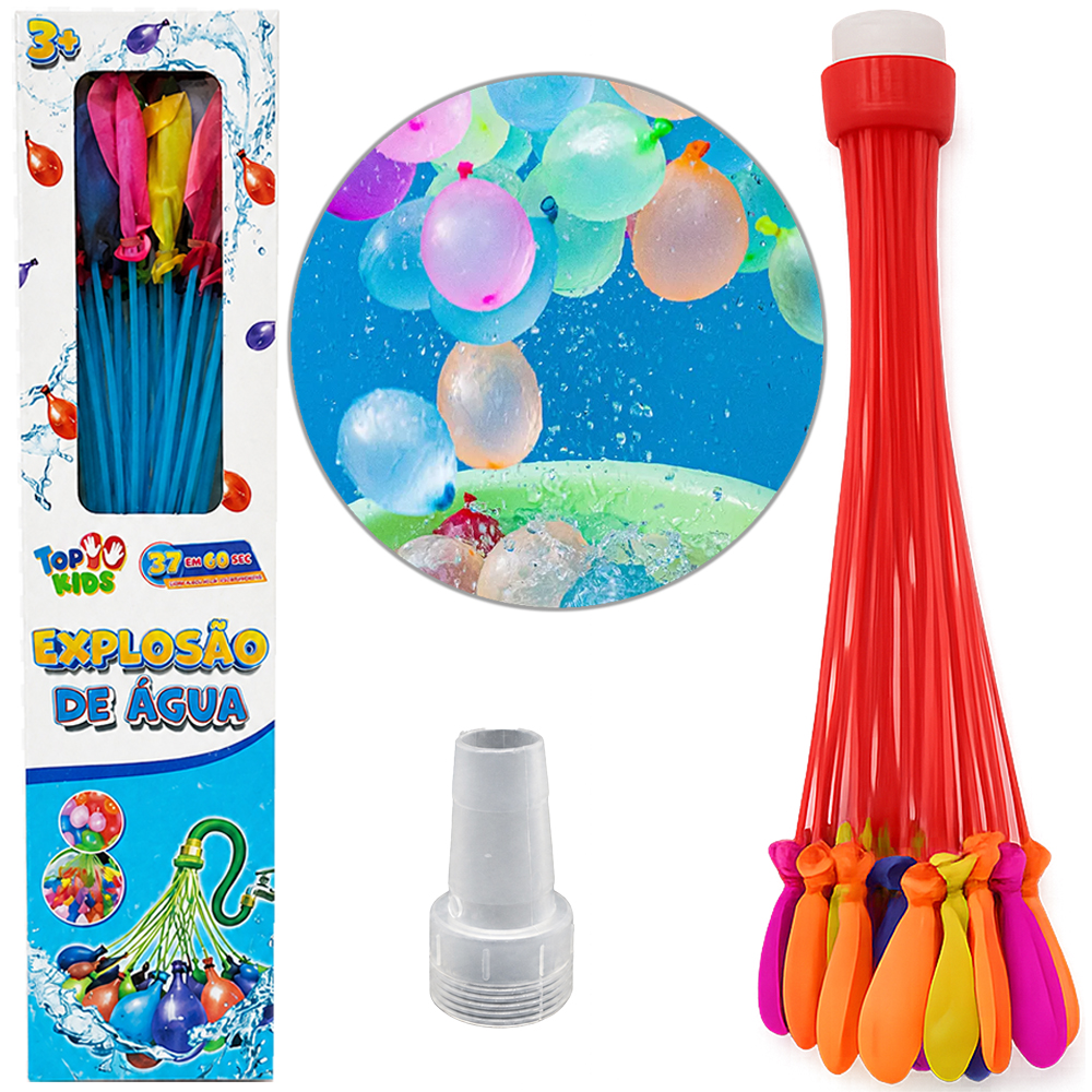 BALAO / BEXIGA DE AGUA TOP KIDS COM 37 PECAS