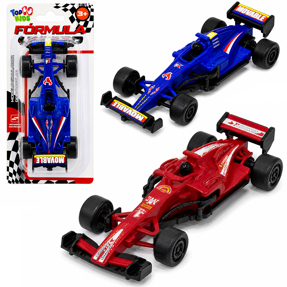 CARRO FORMULA 1 A FRICCAO PULL BACK TOP KIDS