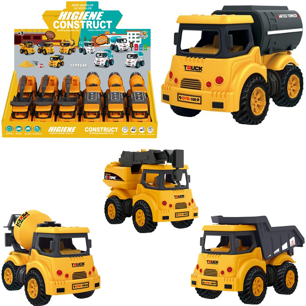 CAMINHAO CONSTRUCAO A FRICCAO PULL BACK HIGIENE CONSTRUCT DP PLAY