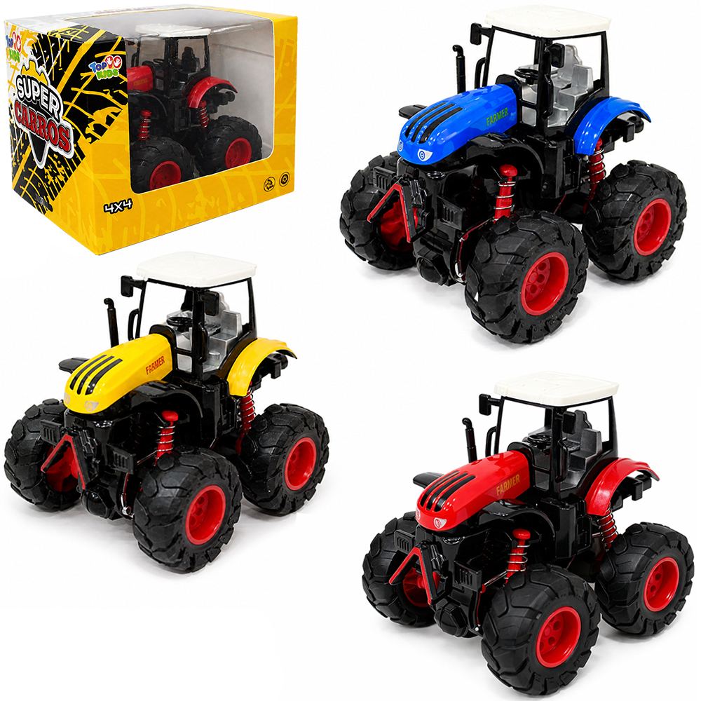 TRATOR MALUCO CAMBALHOTA A FRICCAO SUPER CARROS TOP KIDS