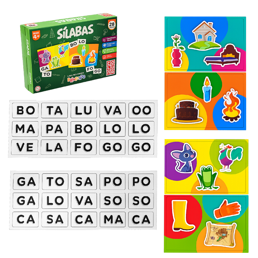 JOGO SILABAS COM 28 PECAS 