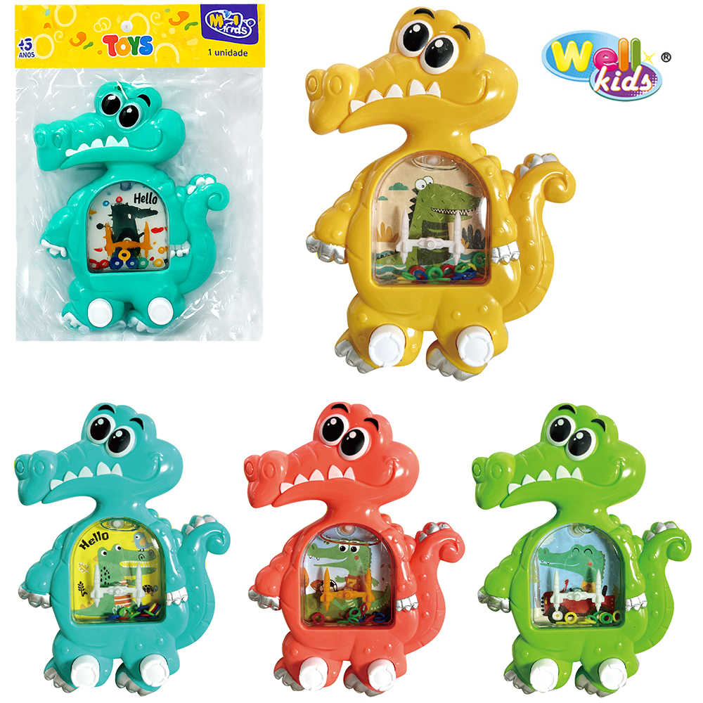 AQUAPLAY JOGO DE ARGOLA DINOSSAURO DINO REXXO SRT TOYS 15X11CM 