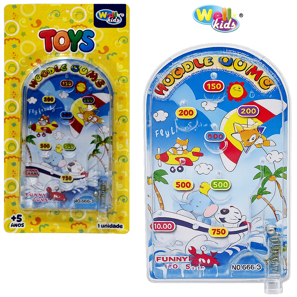 PINBALL GAME HAPPY TOYS 13,5X7,5CM