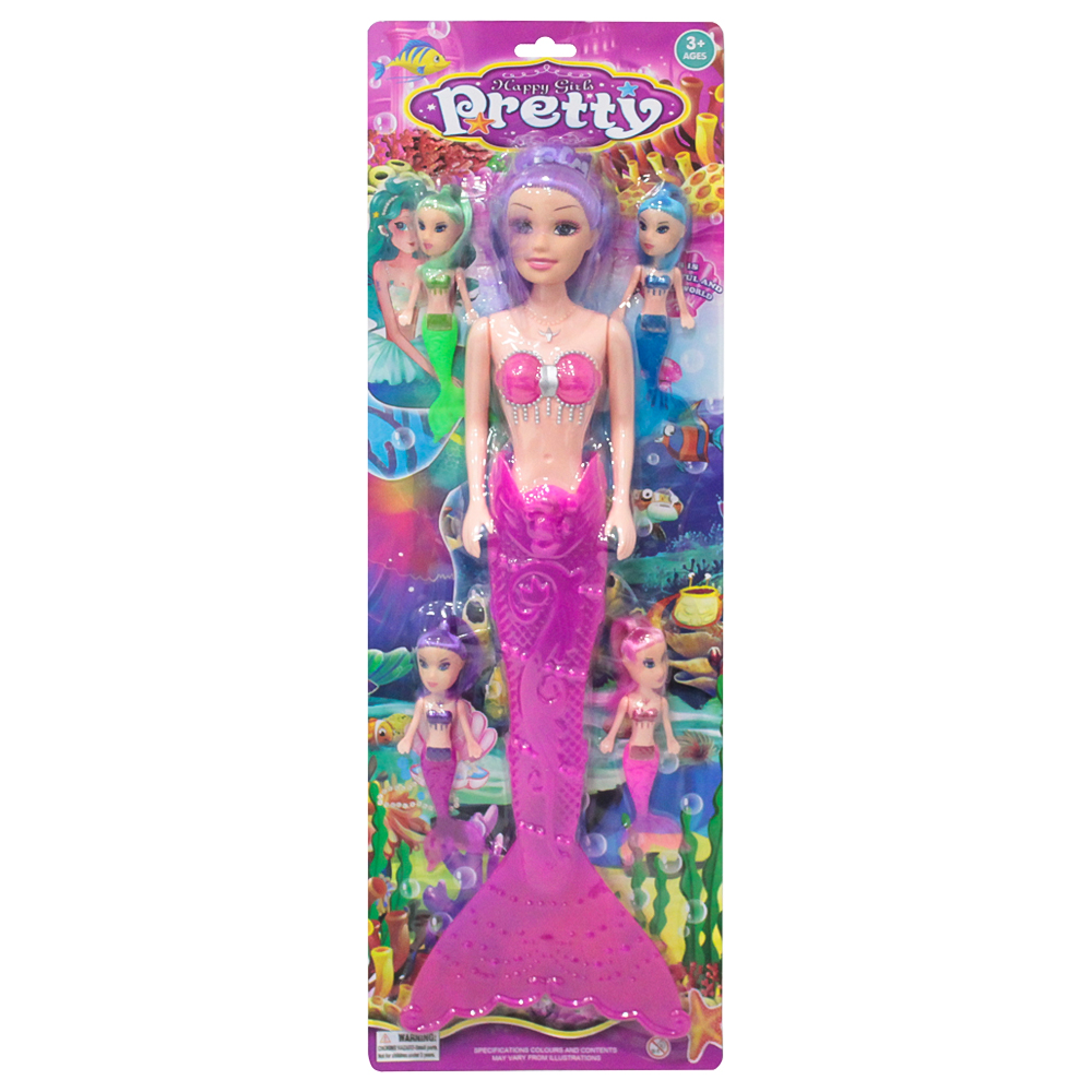 BONECA SEREIA HAPPY GIRLS PRETTY MAE E FILHA 5 PECAS