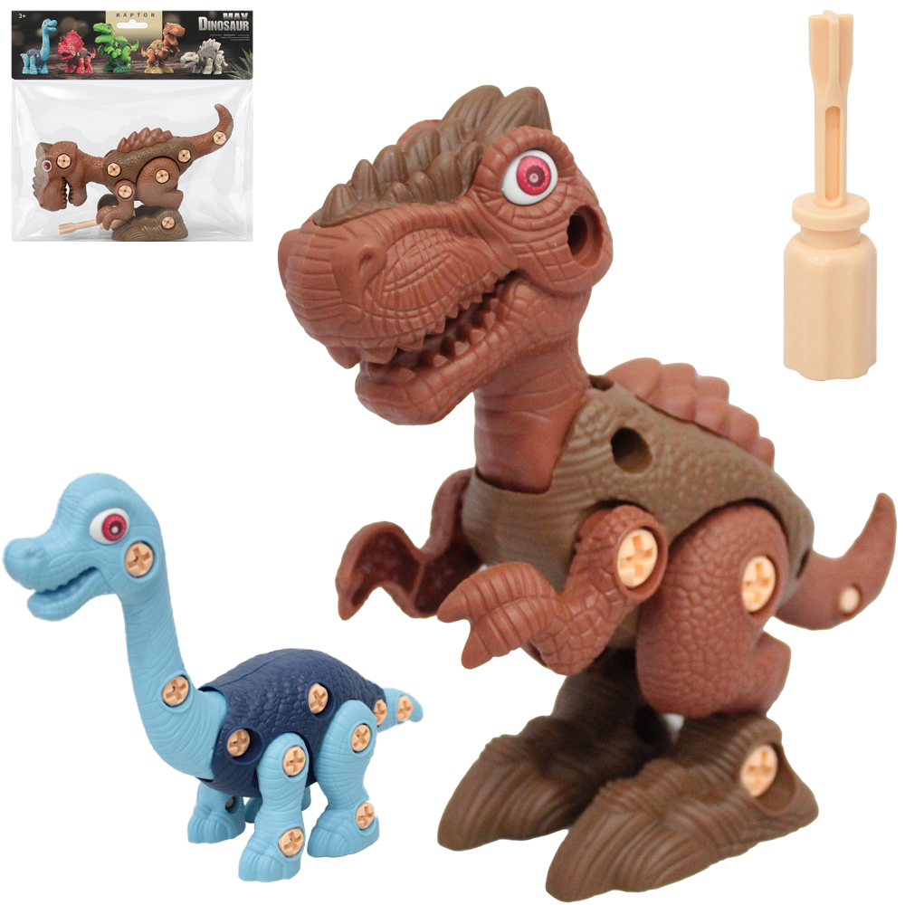 DINOSSAURO MONTA E DESMONTA DIDATICO COM ACESSORIO