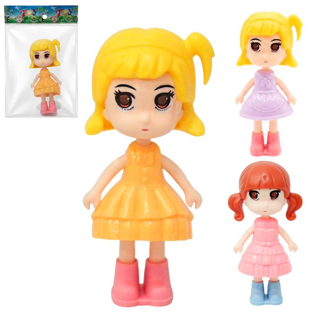BONECA TROCA ROUPA DE PLASTICO