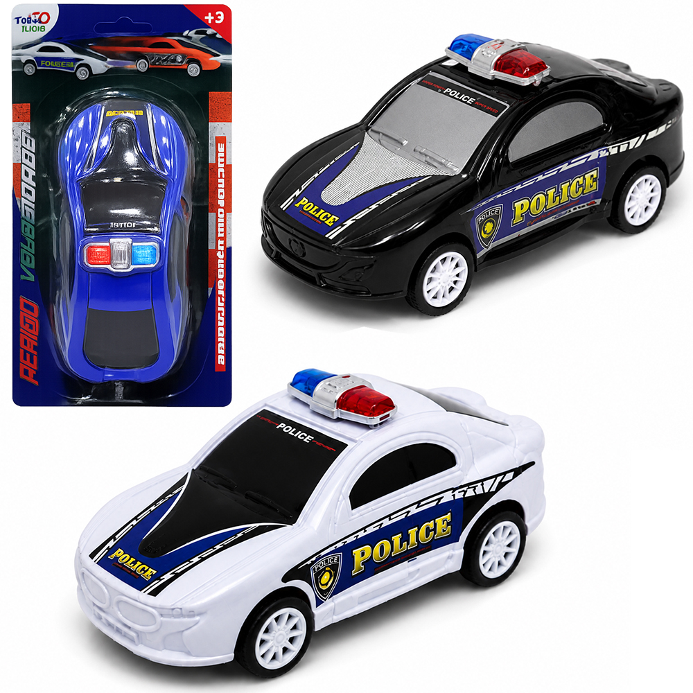 CARRO A FRICCAO POLICIA PERIGO VELOCIDADE TOP KIDS