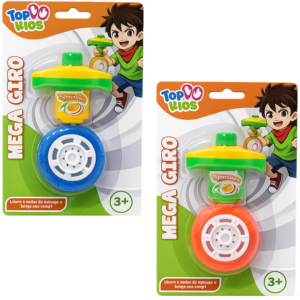 PIAO COM LANCADOR MEGA GIRO TOP KIDS