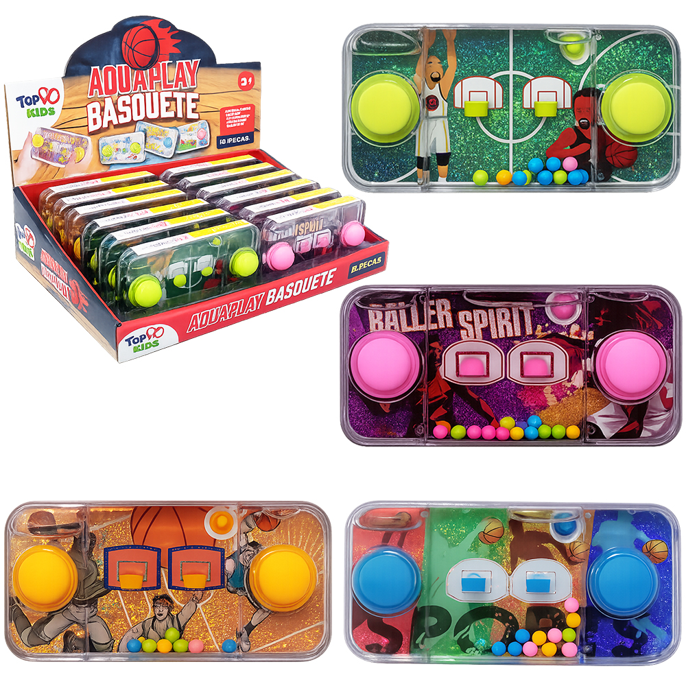 AQUAPLAY JOGO DE BASQUETE TOP KIDS 12X6CM DP PLAY