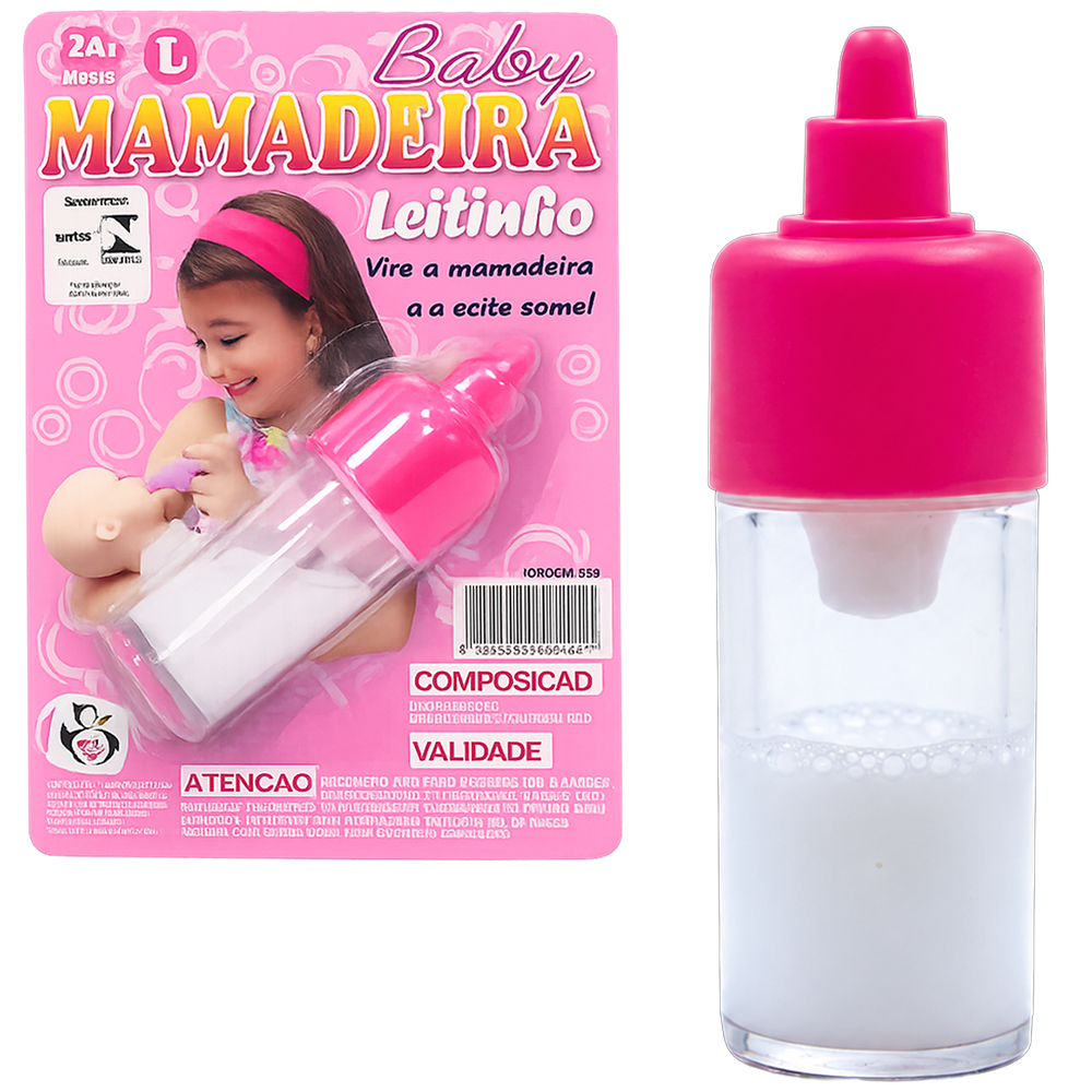 MAMADEIRA MAGICA PARA BONECA COM LEITINHHO