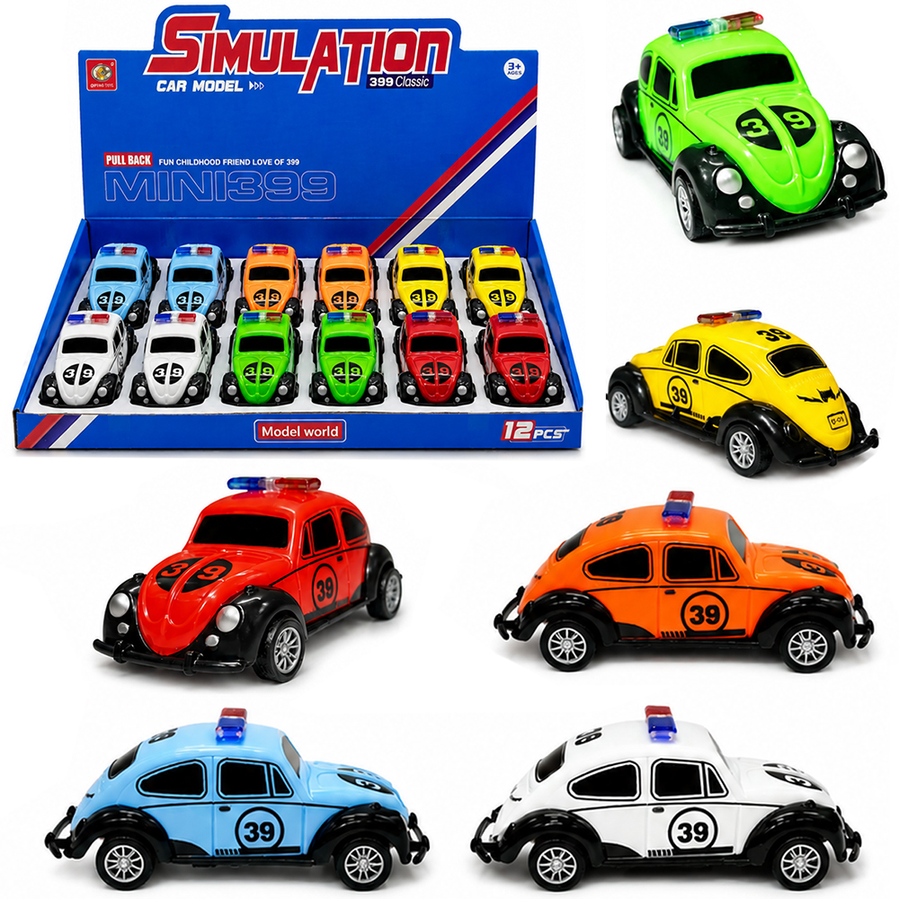 CARRO FUSCA 39 A FRICCAO PULL BACK SIMULATION DP PLAY