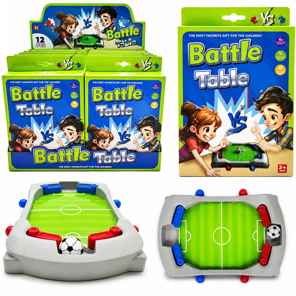 JOGO DE FUTEBOL LANCADOR GOL A GOL COM 1 BOLA BATTLE TABLE DP PLAY 