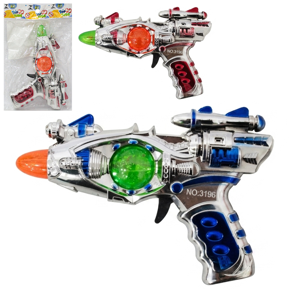 PISTOLA COM SOM E LUZ A PILHA TOP KIDS