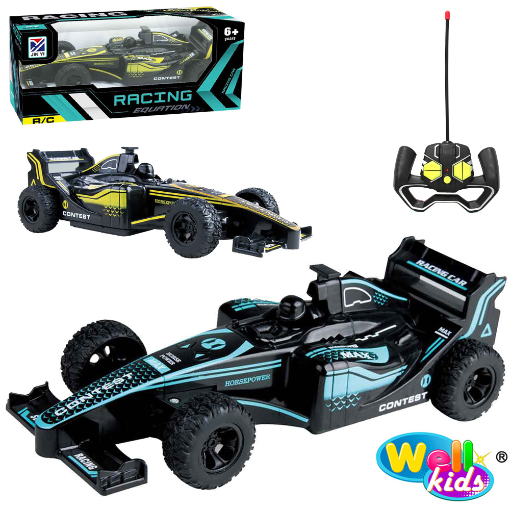 CARRO COM CONTROLE REMOTO SEM FIO FORMULA 1 SPEED LINE 7 FUNCOES A BATERIA RECARREGAVEL 