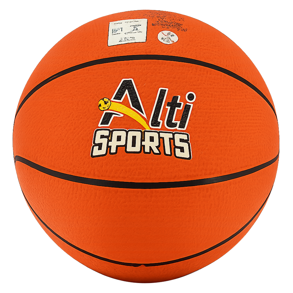 BOLA DE BASQUETE DE BORRACHA SPORTS Nº7 490GR 23CM DE Ø 