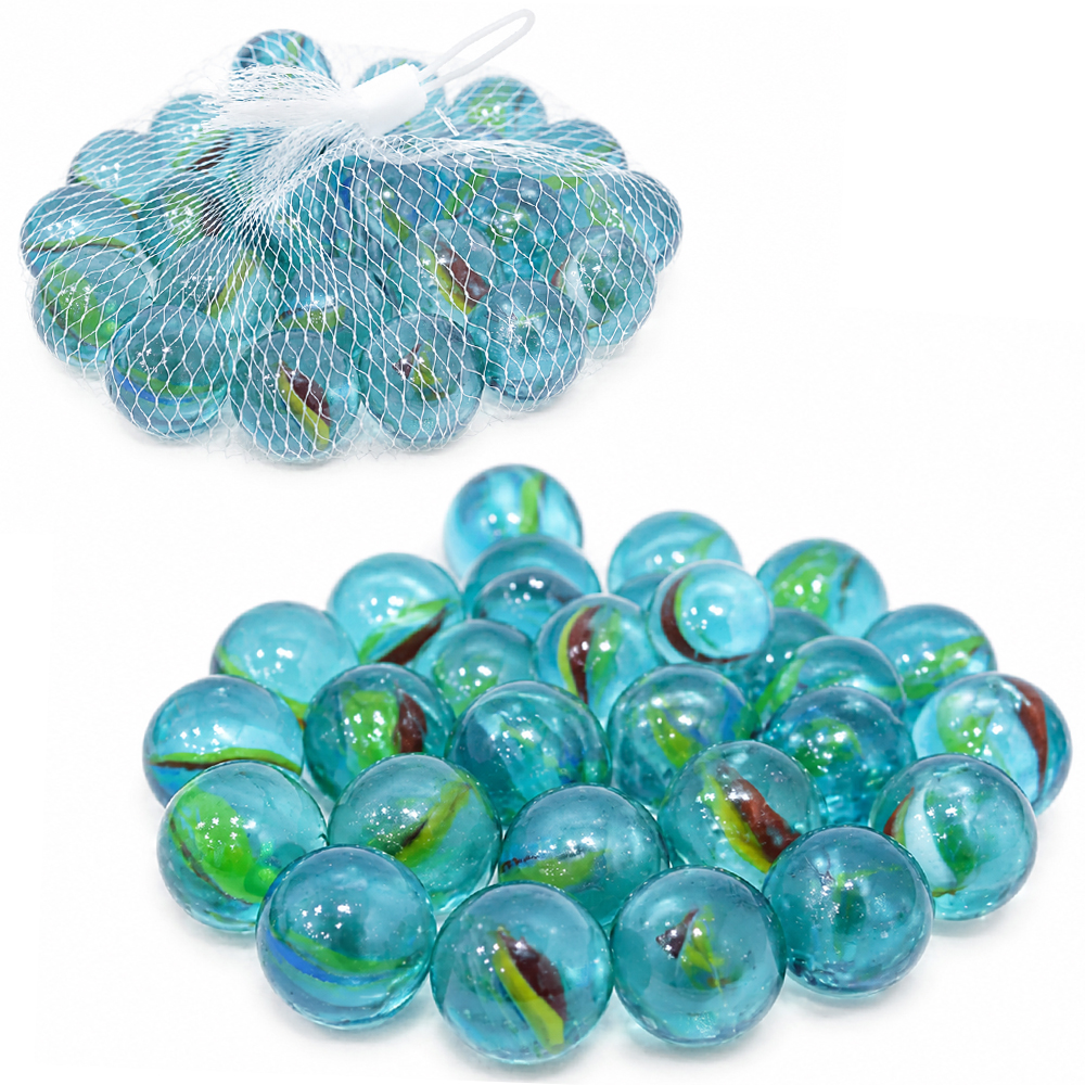 BOLINHA / BOLAO DE VIDRO / GUDE COM 25 PECAS