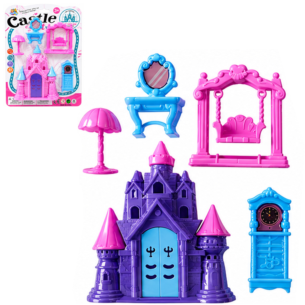 CASA / CASINHA CASTELO COM MOVEIS CASTLE COM 5 PECAS 