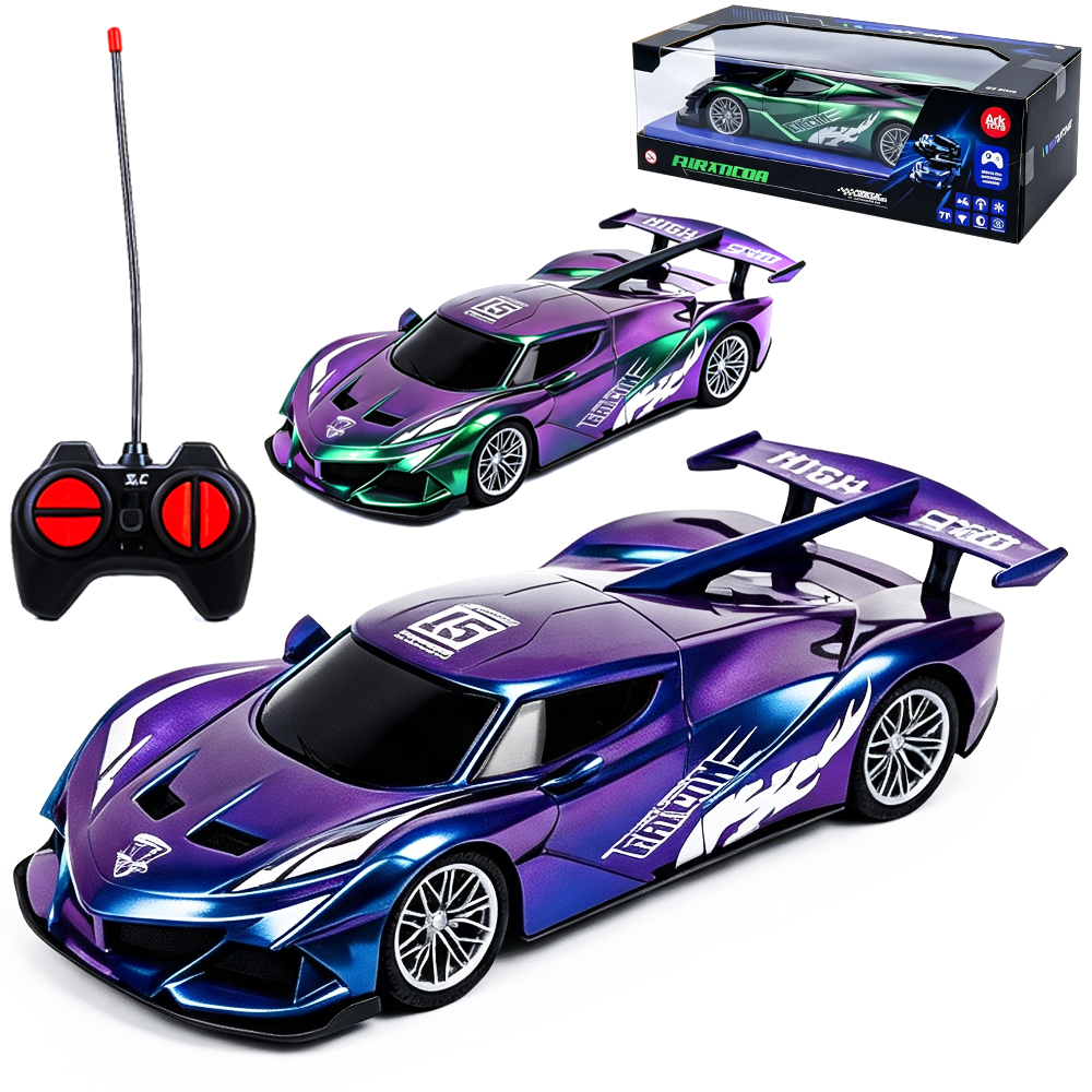 CARRO COM CONTROLE REMOTO SEM FIO FURTACOR MAX SPEED 7 FUNCOES COM LUZ A BATERIA RECARREGAVEL 