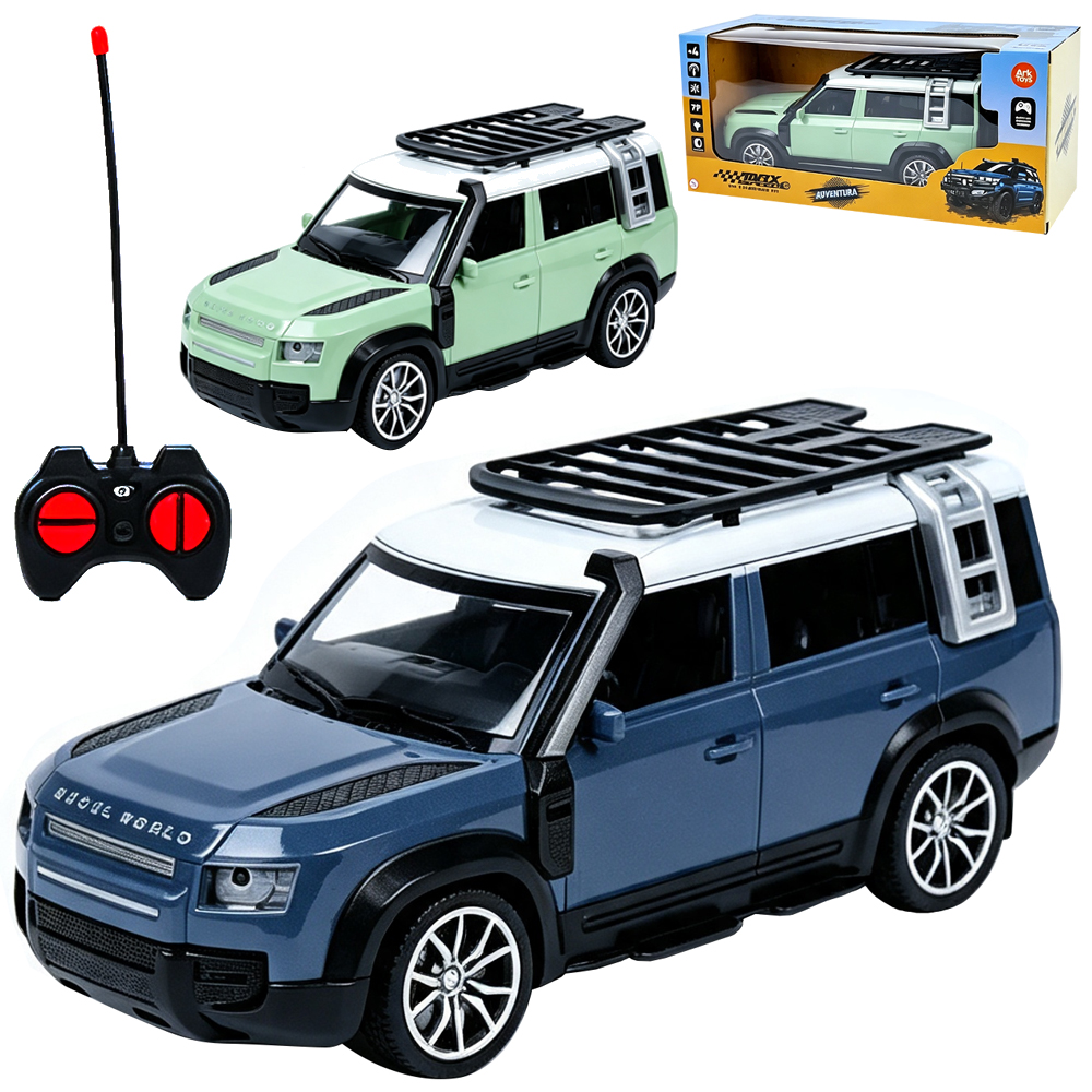 CARRO COM CONTROLE REMOTO SEM FIO AVENTURA MAX SPEED 7 FUNCOES COM LUZ A PILHA  