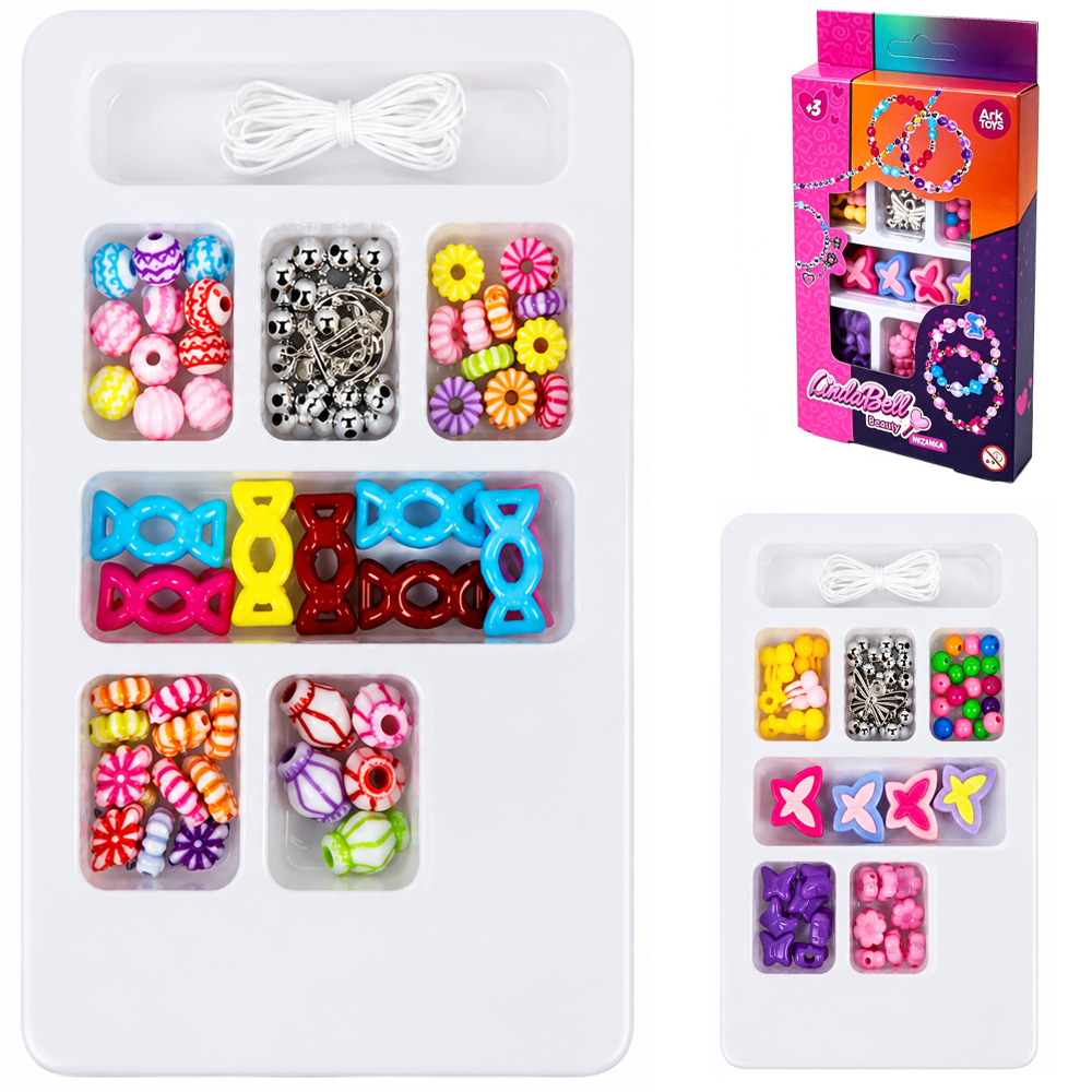 KIT BELEZA / BIJUTERIA INFANTIL COM MICANGA LINDA BELL BEAUTY 