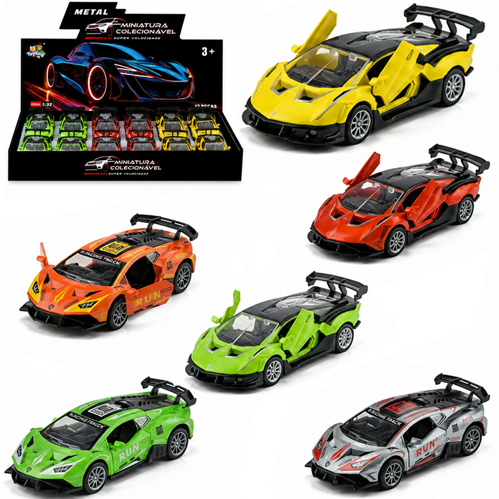 CARRO DE METAL A FRICCAO PULL BACK MINIATURA COLECIONAVEL DP PLAY 