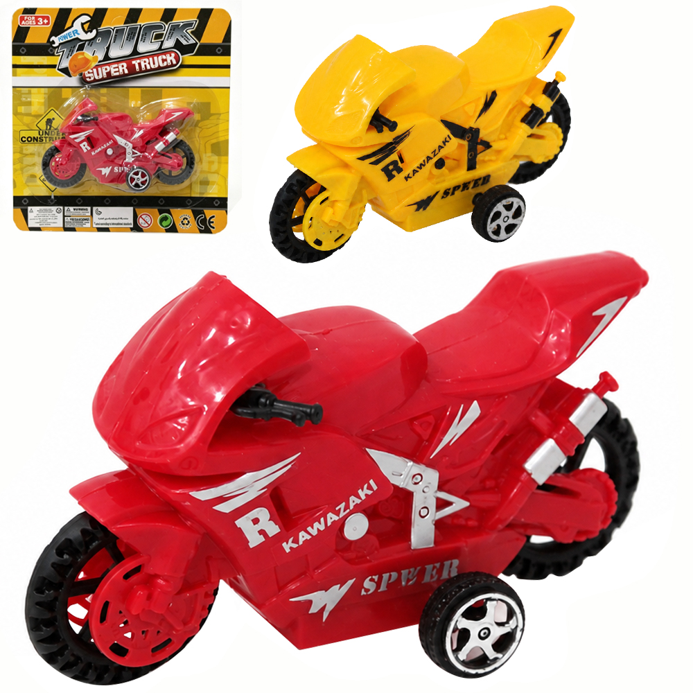 MOTO A FRICCAO PULL BACK SUPER TRUCK 9X5X3,5CM 