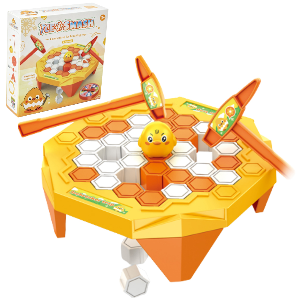 JOGO ARMADILHA QUEBRA GELO DO PINTINHO COM ROLETA + ACESSORIOS X-CELL 47 PECAS 