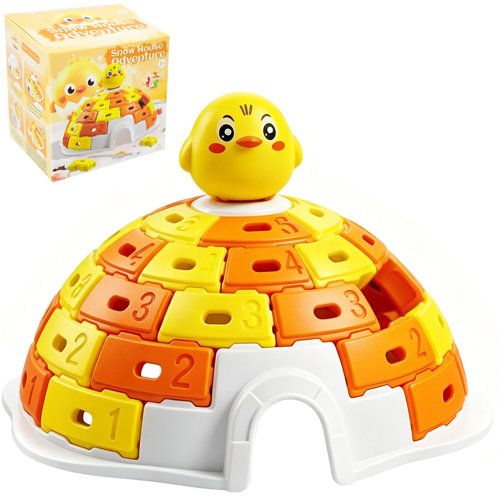 JOGO ARMADILHA IGLU PINTINHO SNOW HOUSE ADVENTURE X-CELL 53 PECAS 