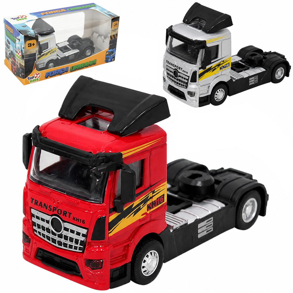 CAMINHAO DE METAL FORCA URBANA TOP KIDS RODA LIVRE