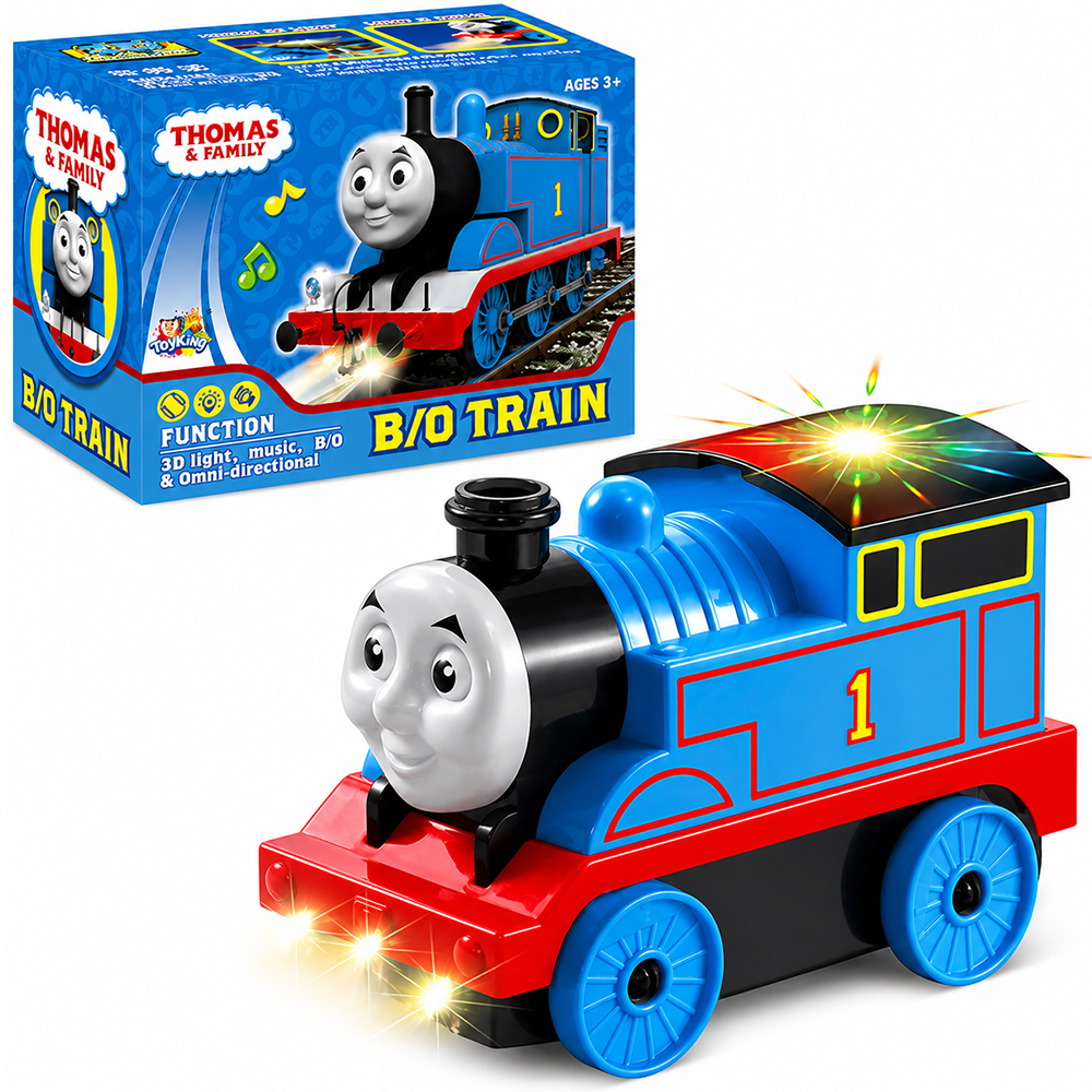 TREM / TRENZINHO BATE E VOLTA COM SOM E LUZ A PILHA 