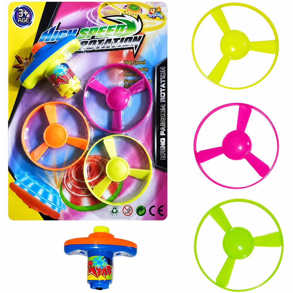 LANCA DISCO COM 3 DISCOS HIGH SPEED ROTATION