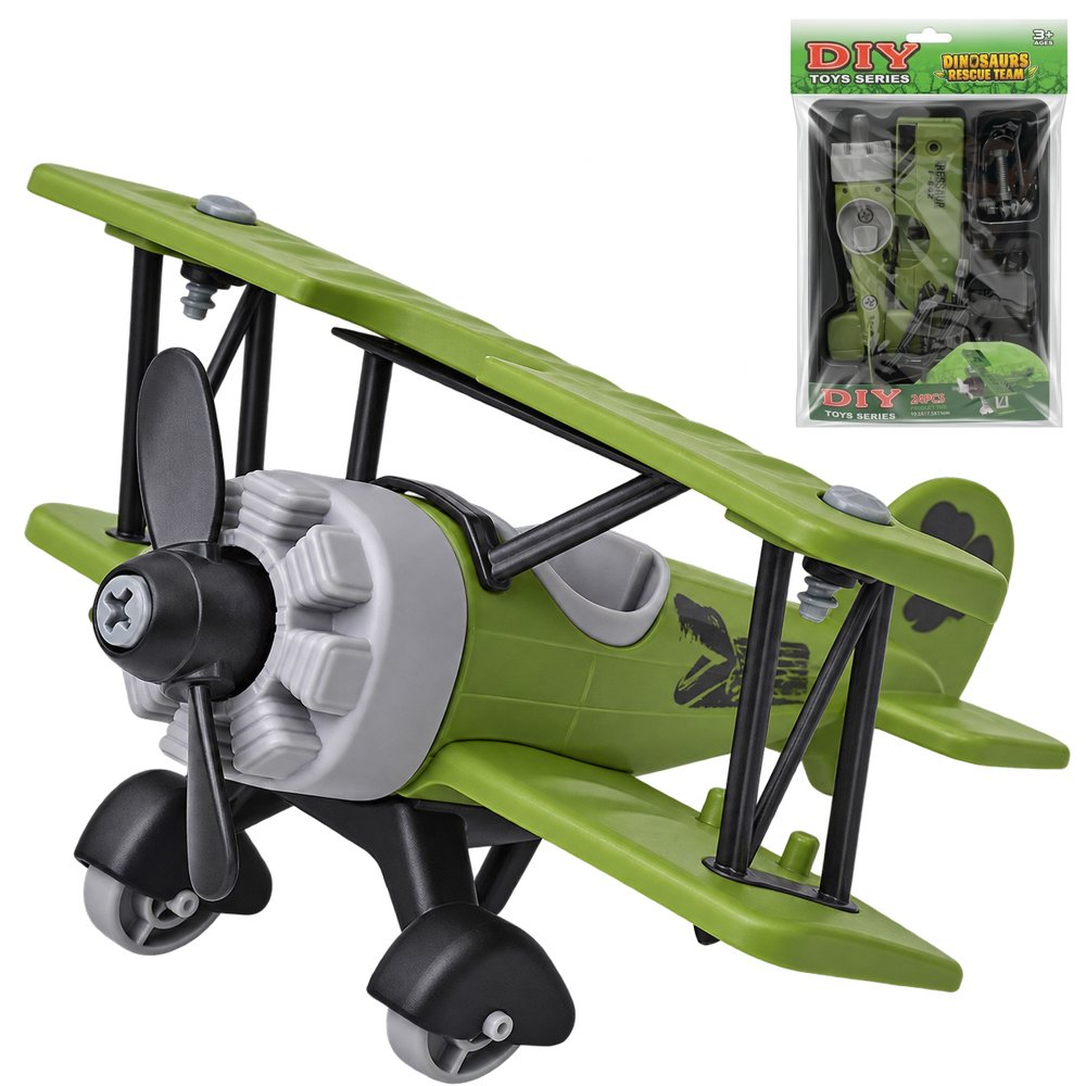 AVIAO MONTA E DESMONTA DIDATICO COM ACESSORIO X-CELL 24 PECAS
