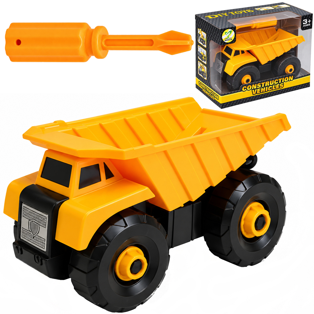 CAMINHAO CACAMBA / BASCULANTE MONTA E DESMONTA DIDATICO COM ACESSORIO X-CELL