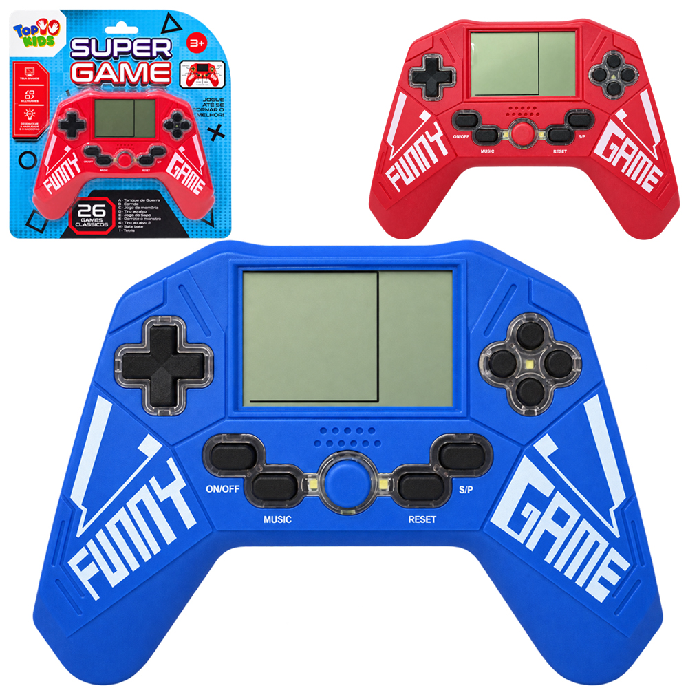 MULTI GAME SUPER TOP KIDS A PILHA 16,5X12X3CM