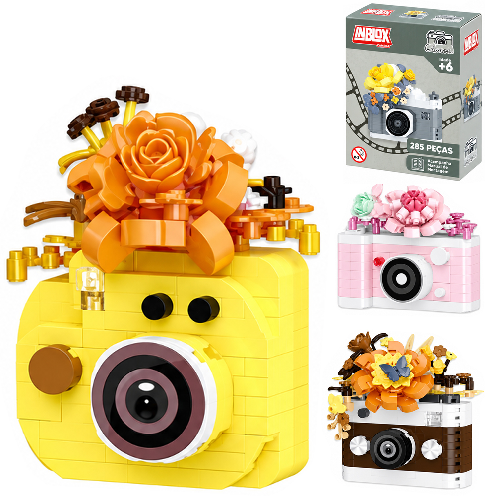 BLOCOS DE MONTAR INBLOX MINI CAMERA FOTOGRAFICA TLEG DP PLAY
