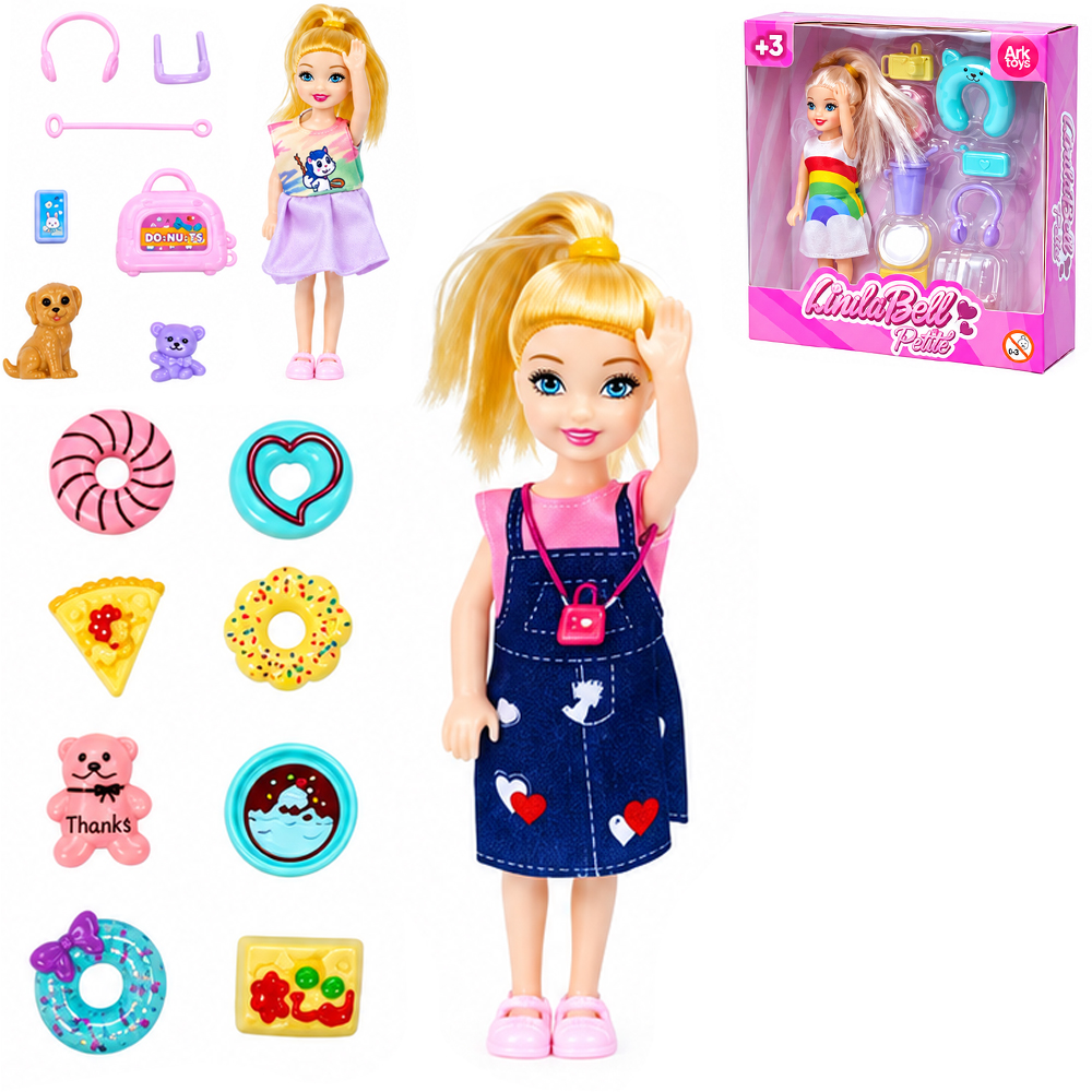BONECA LINDA BELL PETTIT COM ACESSORIOS